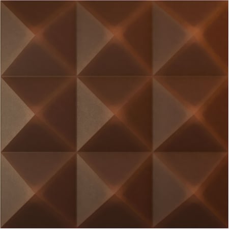 Ekena Millwork 11 7/8in. W x 11 7/8in. H Benson EnduraWall Decorative 3D Wall Panel, Total 11.76 Sq. Ft., 12PK WP12X12BEDRU-CASE-12